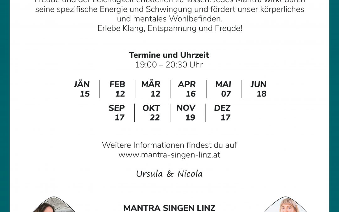 Mantrasingen Linz – der Klang des Yoga
